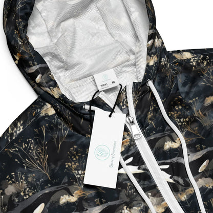 Midnight Orca Women’s cropped Windbreaker - 