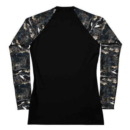 Midnight Orca Women's Rash Guard Solid - 