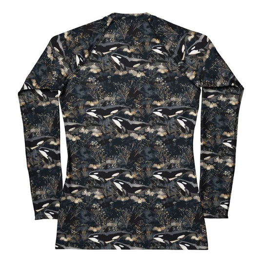 Midnight Orca Women's Rash Guard - 
