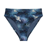 Moonlight Manta Eco High-Waisted Bikini Bottom -  - ["Moonlight Manta","ray","swim","women"]