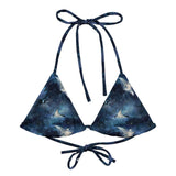 Moonlight Manta Eco String Bikini Top -  - ["Moonlight Manta","ray","swim","women"]