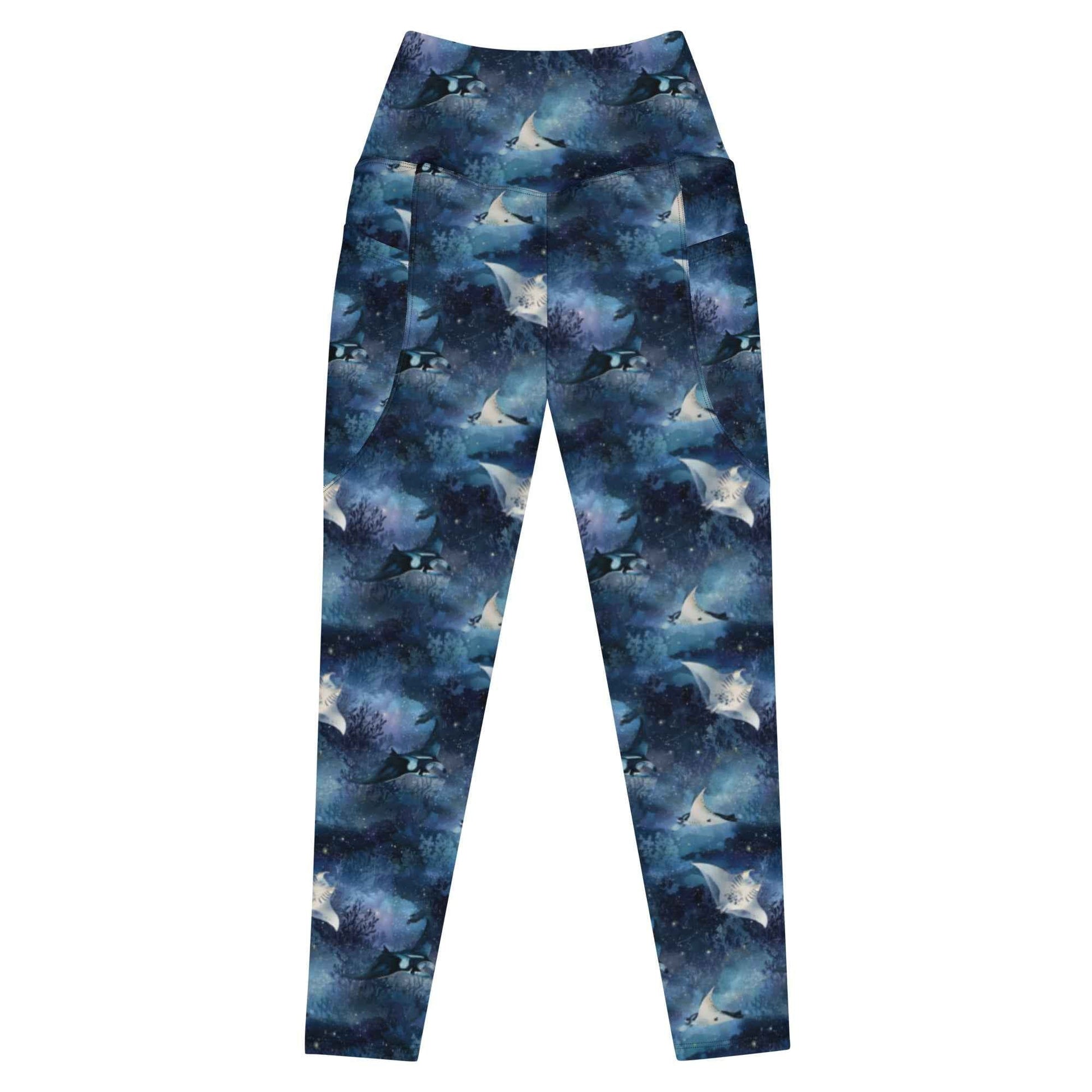 Moonlight Manta Eco Swim Leggings With Pockets - Salinity Swimwear