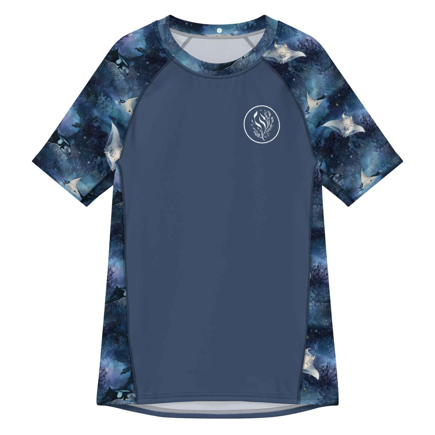 Moonlight Manta Men’s Short Sleeve Swim Shirt - 