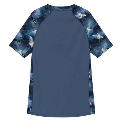 Moonlight Manta Men’s Short Sleeve Swim Shirt - 