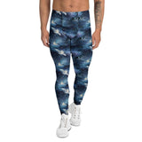 Moonlight Manta Men's Swim Leggings -  - ["leggings","men","Moonlight Manta","ray"]