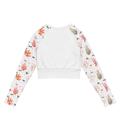 Nudibranch Bliss Eco Cropped Rash Guard Solid - 