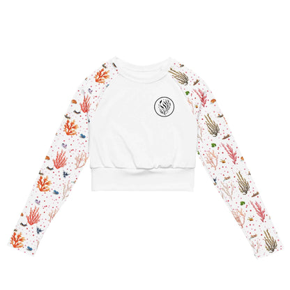Nudibranch Bliss Eco Cropped Rash Guard Solid - 