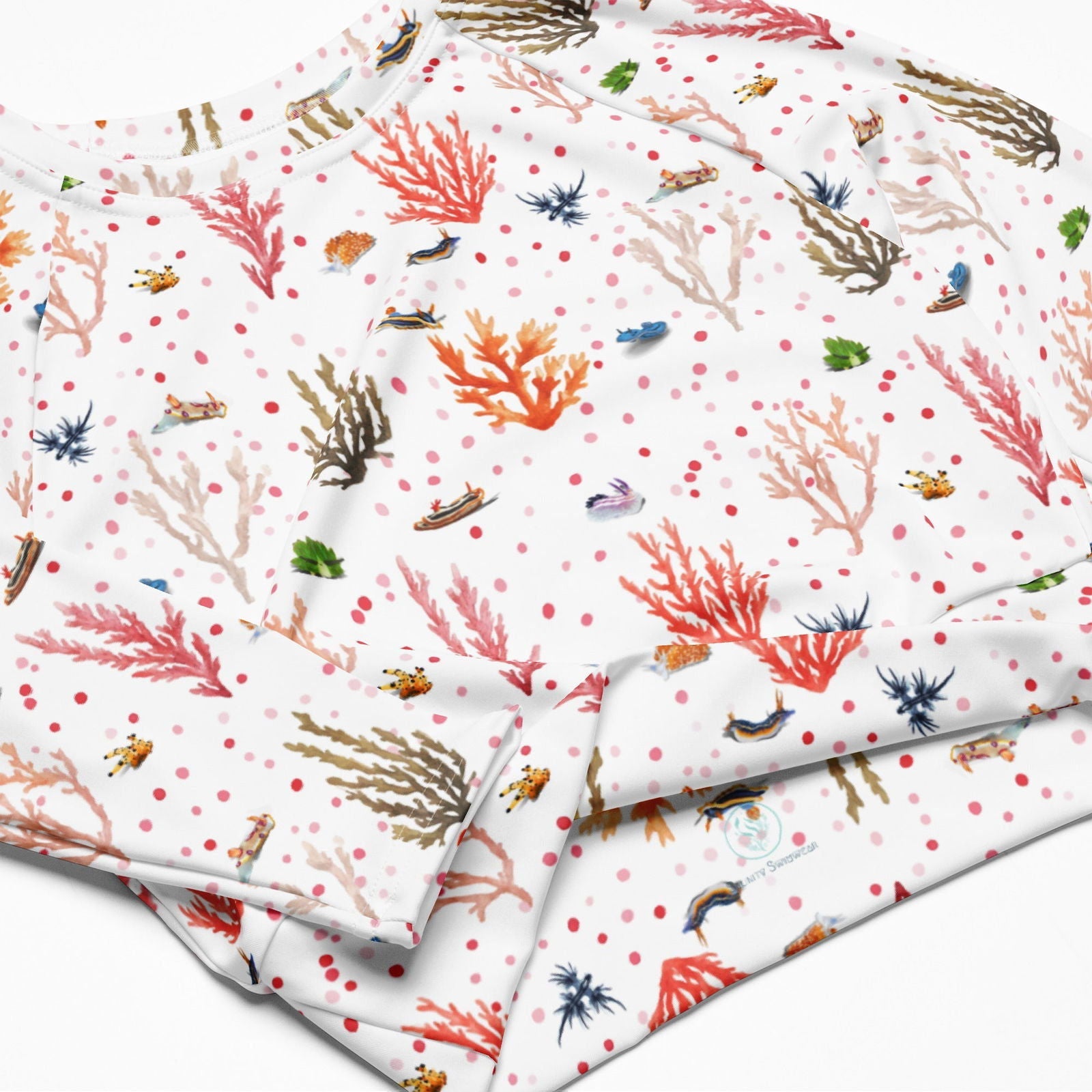 Nudibranch Bliss Eco Cropped Rash Guard - 