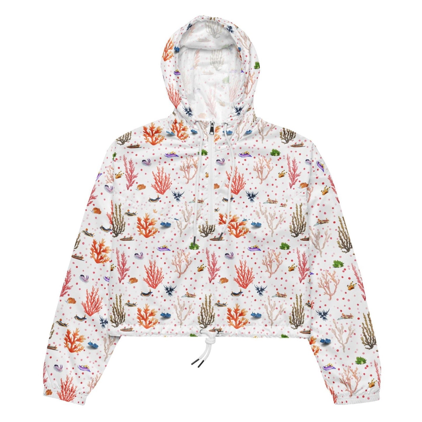 Nudibranch Bliss Women’s Cropped Windbreaker - 