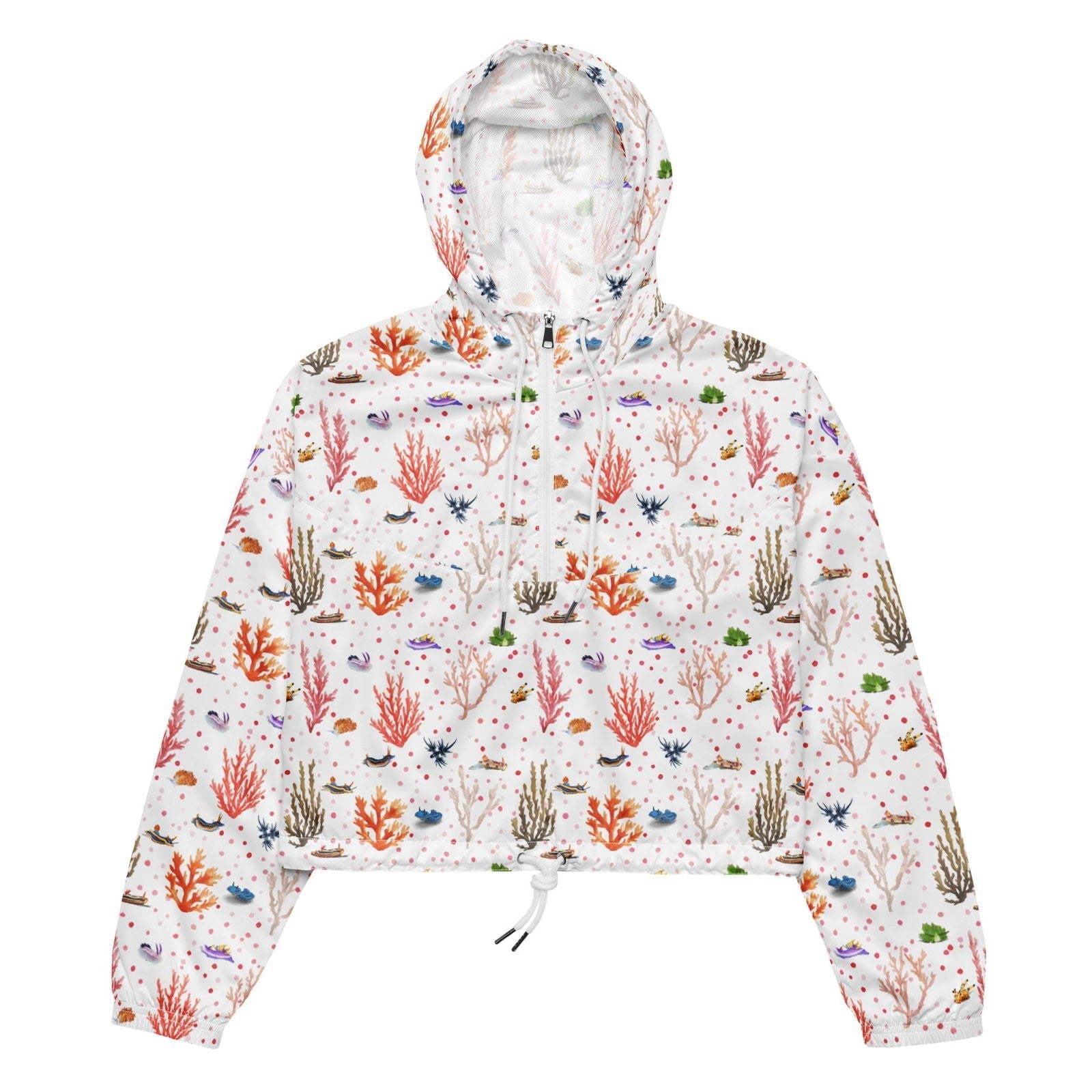Nudibranch Bliss Women’s Cropped Windbreaker - 
