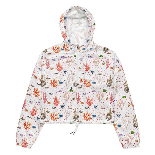 Nudibranch Bliss Women’s Cropped Windbreaker - 