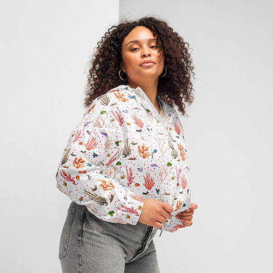 Nudibranch Bliss Women’s Cropped Windbreaker - 