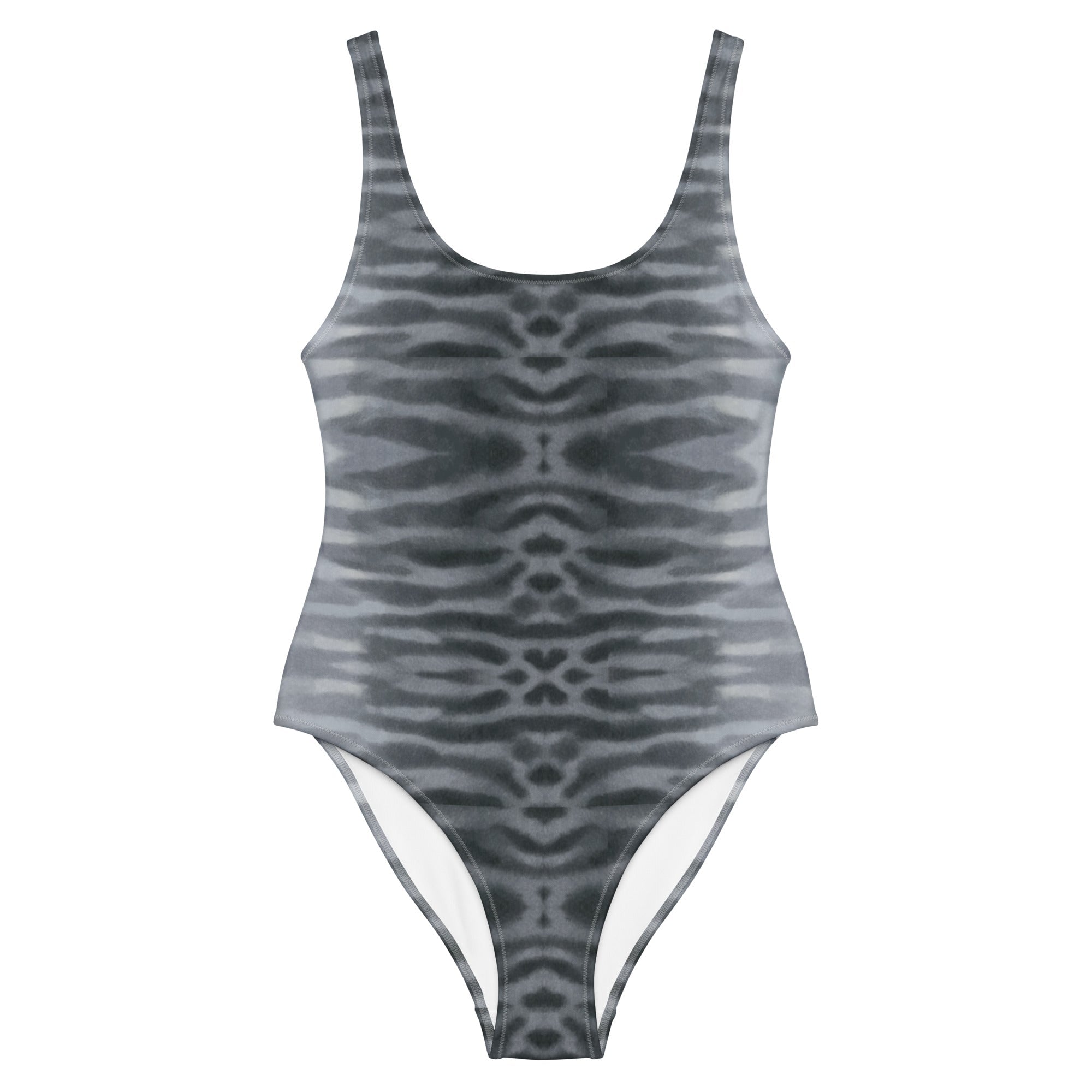 Oceza Ocean Animal Print Low Scoop Back One-Piece Swimsuit One-Piece Swimsuit