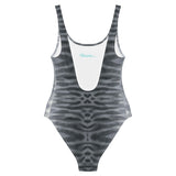 Oceza Ocean Animal Print Low Scoop Back One-Piece Swimsuit One-Piece Swimsuit