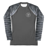 Oceza Ocean Animal Print Solid Women's Rash Guard Rash Guard