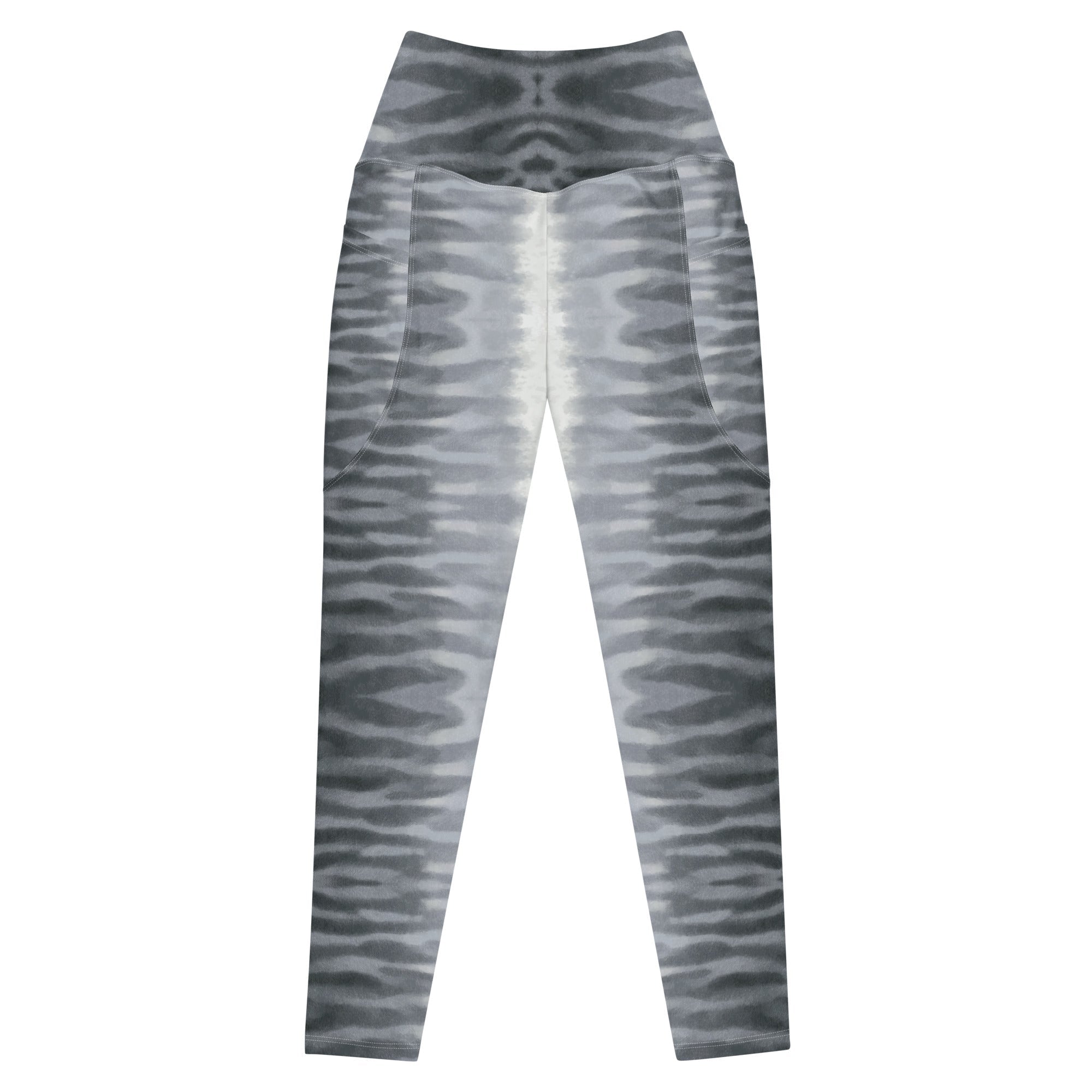 Oceza Ocean Animal Print Swim Leggings With Pockets Leggings
