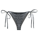 Oceza Ocean Animal Print Tie-Side Bikini Bottom Bikini Bottom