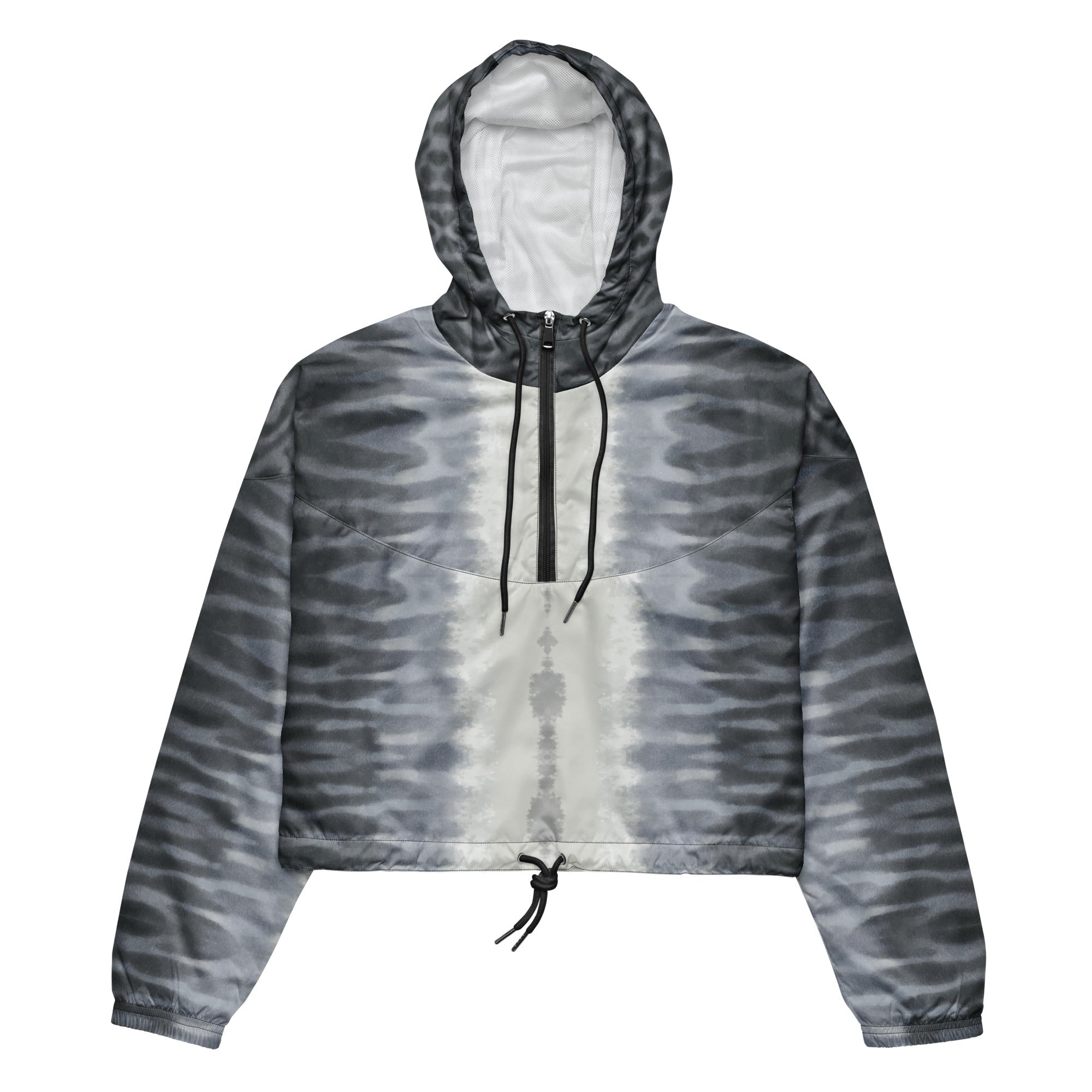 Oceza Ocean Animal Print Women's Cropped Windbreaker Windbreaker