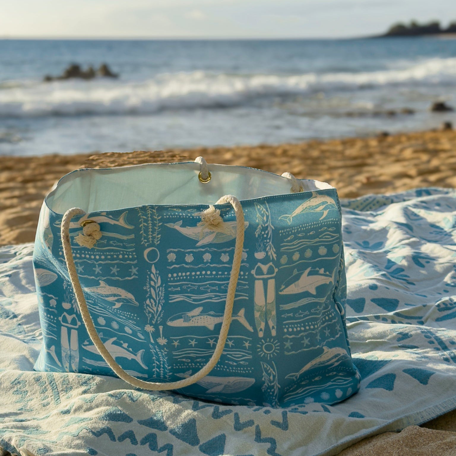 Ocean Drift Oversized Beach Tote - 