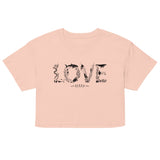 Oceza Ocean Love Women’s Crop Top T-Shirt