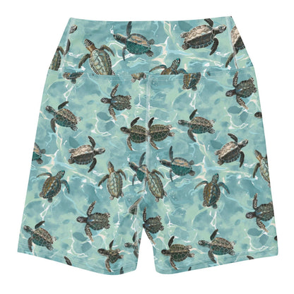 Oceanic Sea Turtle 4" Inch Dive Shorts - 