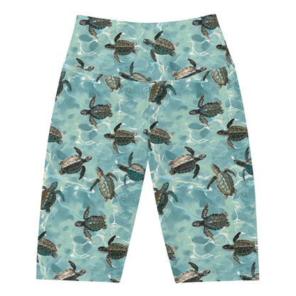 Oceanic Sea Turtle 8" Inch Dive Shorts - 