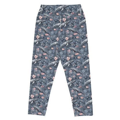 Oceanic Sea Turtle Capri Swim Leggings - 