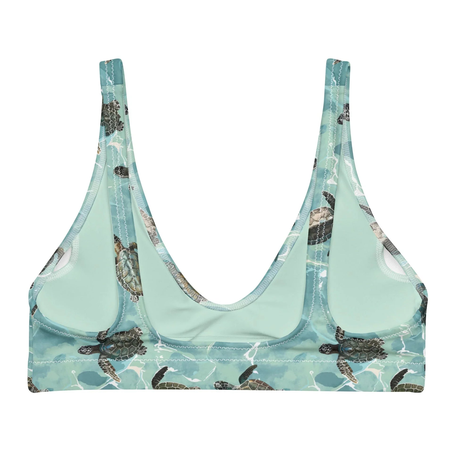 Oceanic Sea Turtle Eco Bikini Top - 