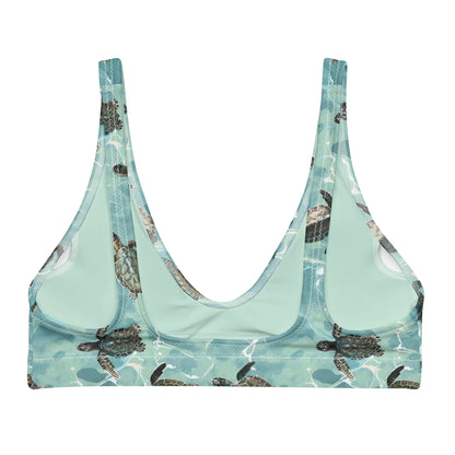 Oceanic Sea Turtle Eco Bikini Top - 