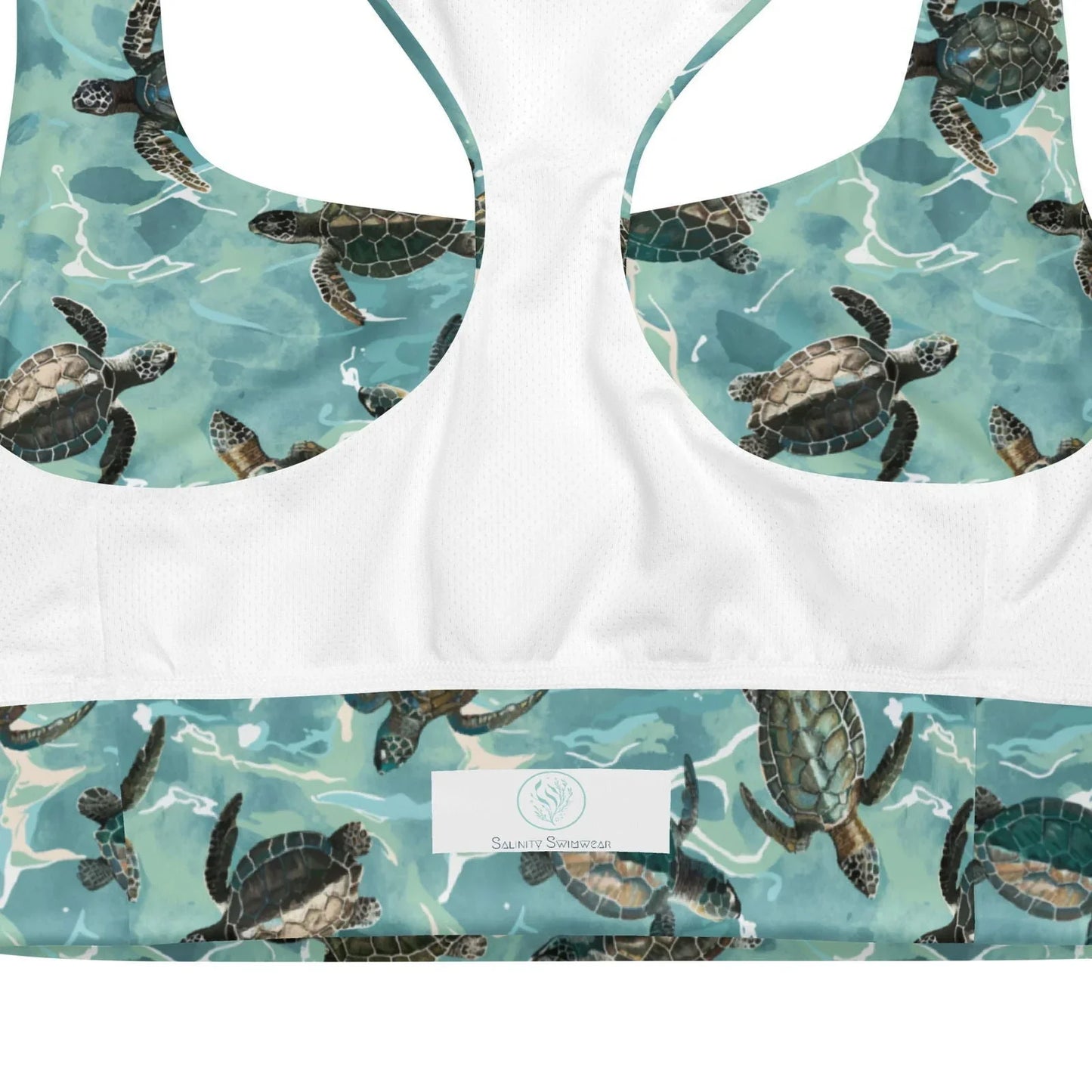 Oceanic Sea Turtle Eco Sports Bra Top - 