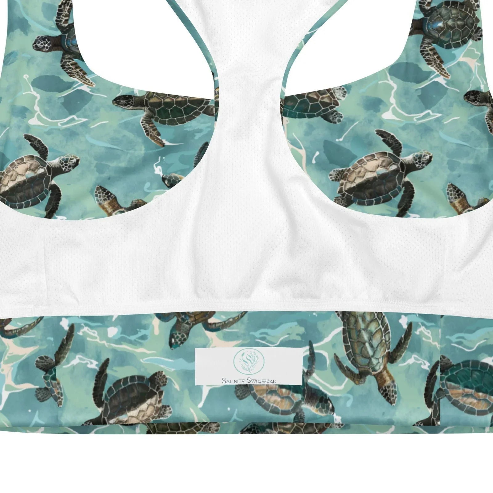 Oceanic Sea Turtle Eco Sports Bra Top - 