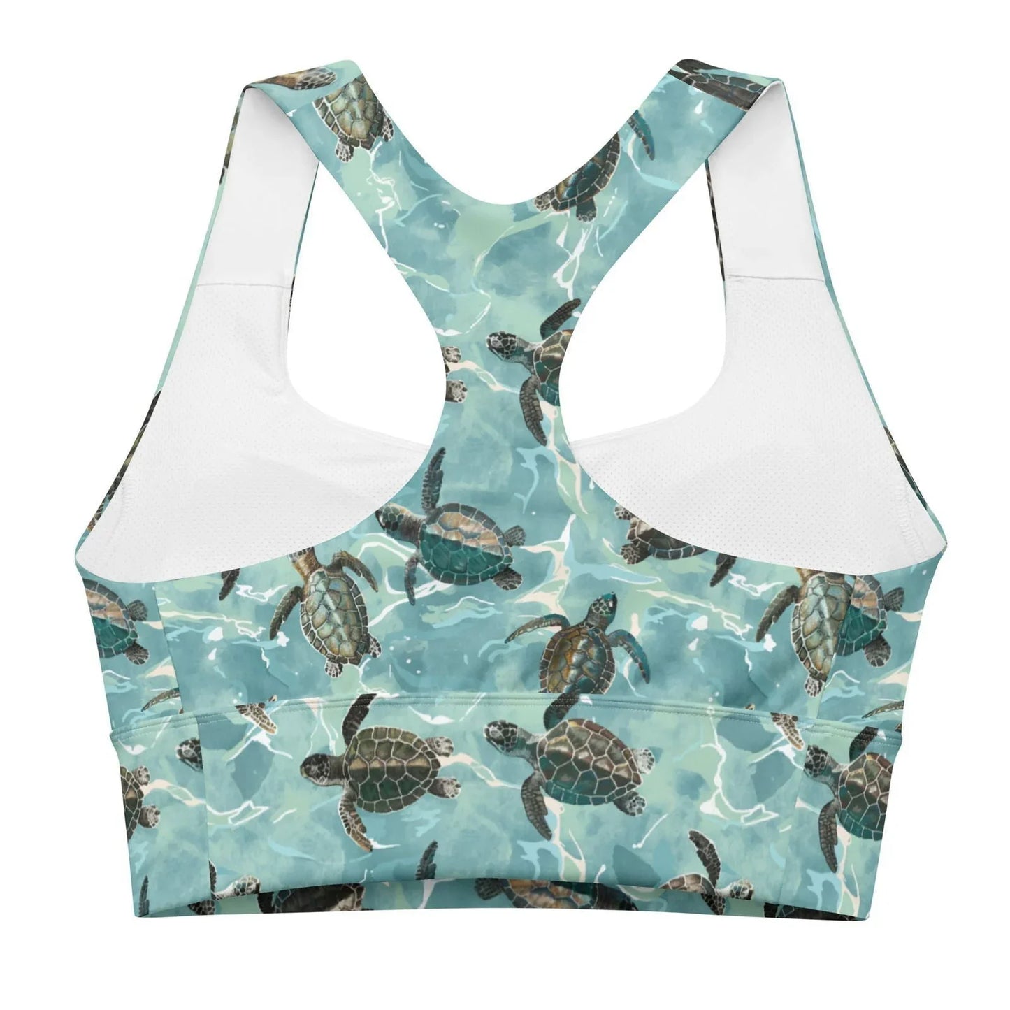 Oceanic Sea Turtle Eco Sports Bra Top - 
