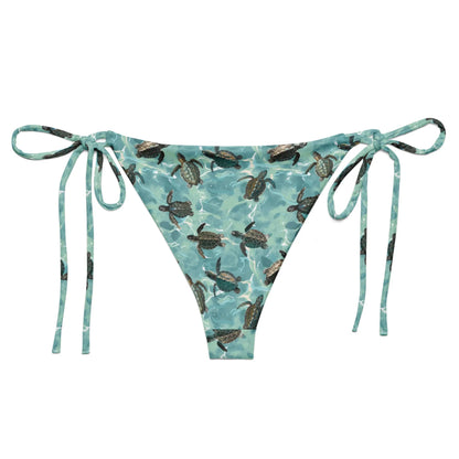 Oceanic Sea Turtle Eco String Bikini Bottom - 