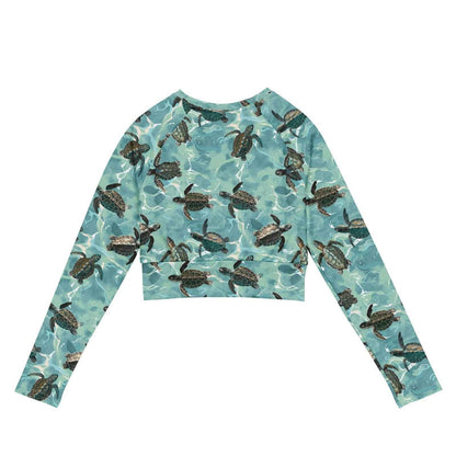 Spotted Eagle Ray Eco Cropped Rash Guard - 
