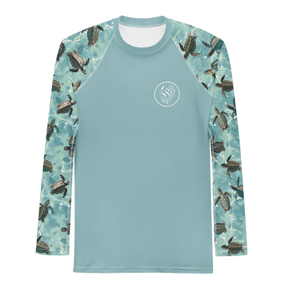 Oceanic Sea Turtle Men's Rash Guard - 
