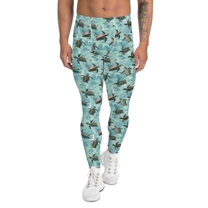 Oceanic Sea Turtle Men's Swim Leggings - 