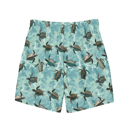 Oceanic Sea Turtle Men's Swim Trunks - 