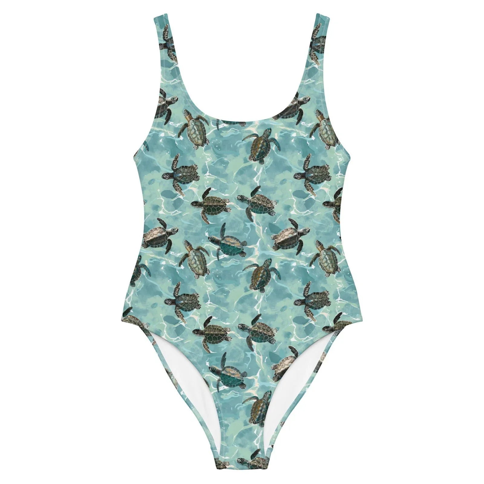 Oceanic Sea Turtle One-Piece Swimsuit - 