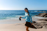 Oceanic Sea Turtle Women's Rash Guard -  - ["coral","Oceanic Sea Turtle","rash guard","turtle","women"]