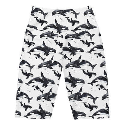 Midnight Orca 8" Inch Dive Shorts - 
