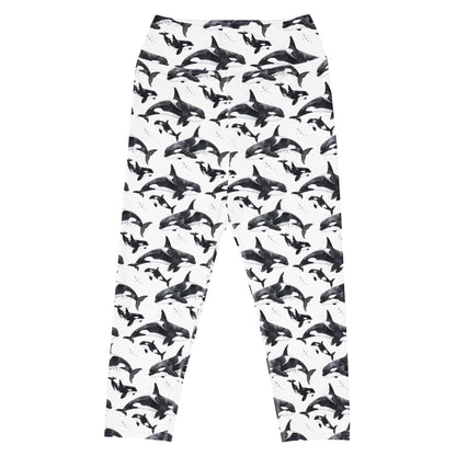 Oceanic Sea Turtle Capri Swim Leggings - 