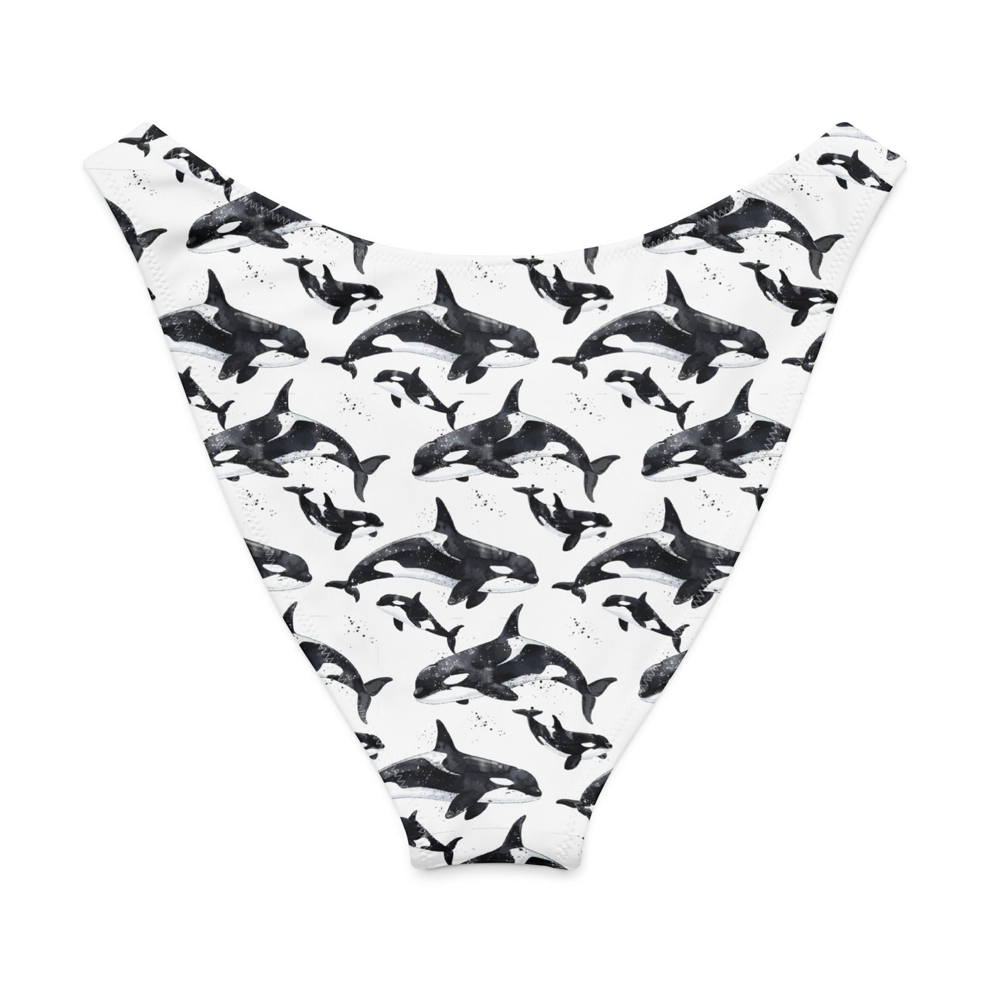Orca Pod Eco High-Leg Cheeky Bikini Bottom - 