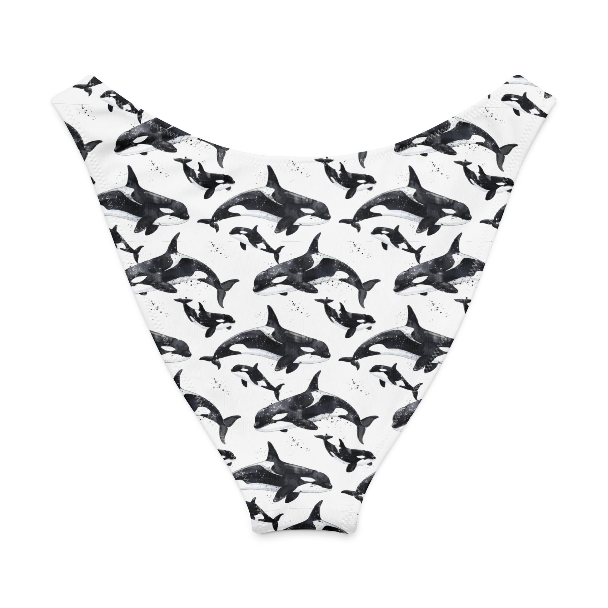 Orca Pod Eco High-Leg Cheeky Bikini Bottom - 