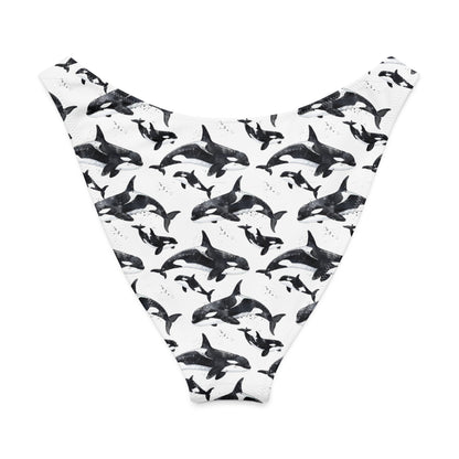Orca Pod Eco High-Leg Cheeky Bikini Bottom - 