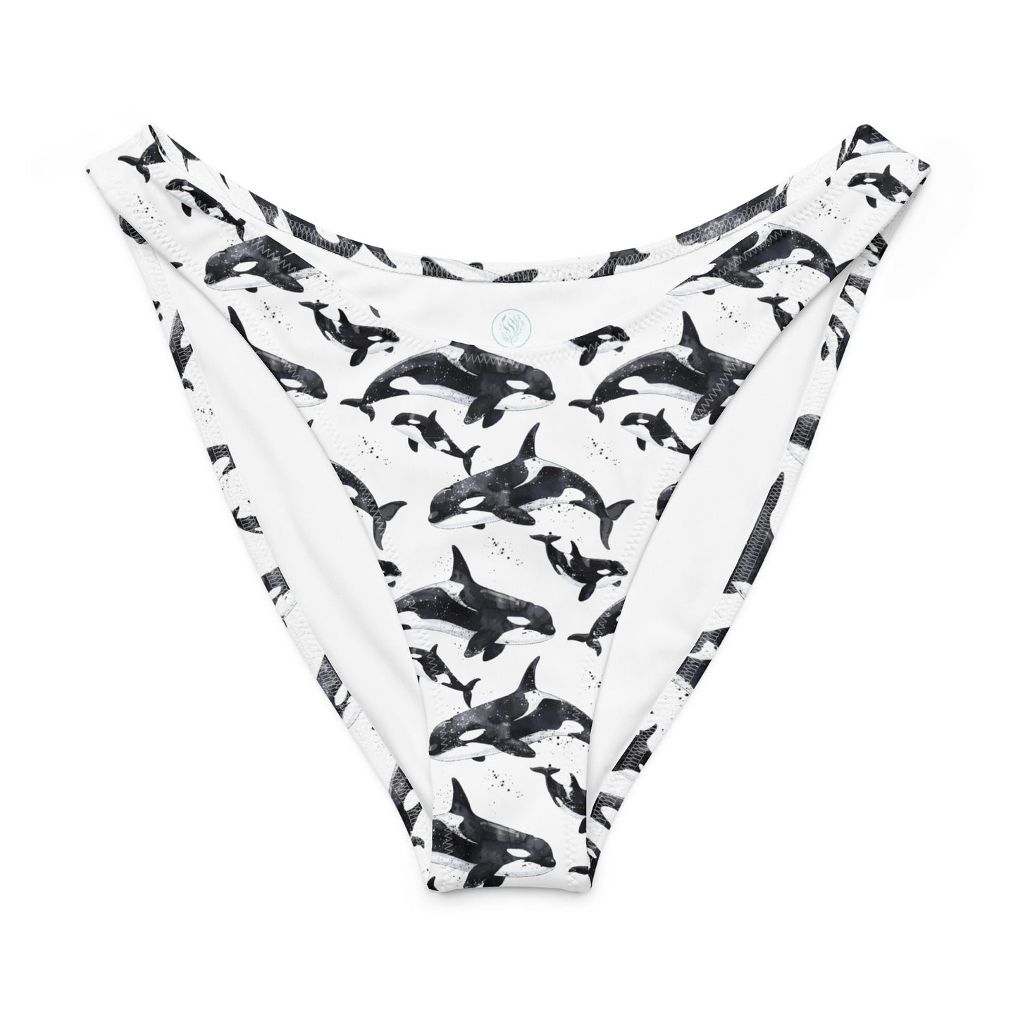 Invasive Lionfish Eco High-Leg Cheeky Bikini Bottom - 