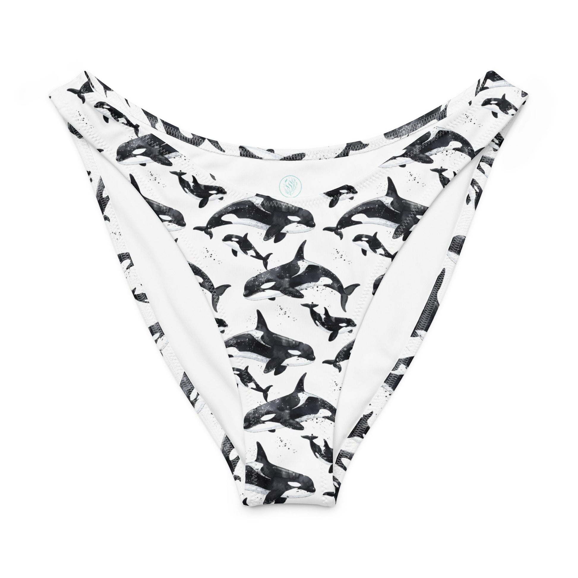 Invasive Lionfish Eco High-Leg Cheeky Bikini Bottom - 