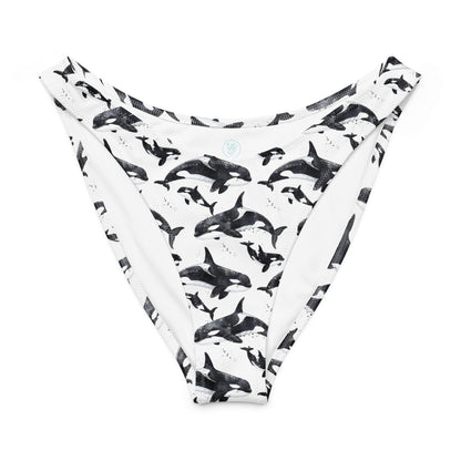 Invasive Lionfish Eco High-Leg Cheeky Bikini Bottom - 