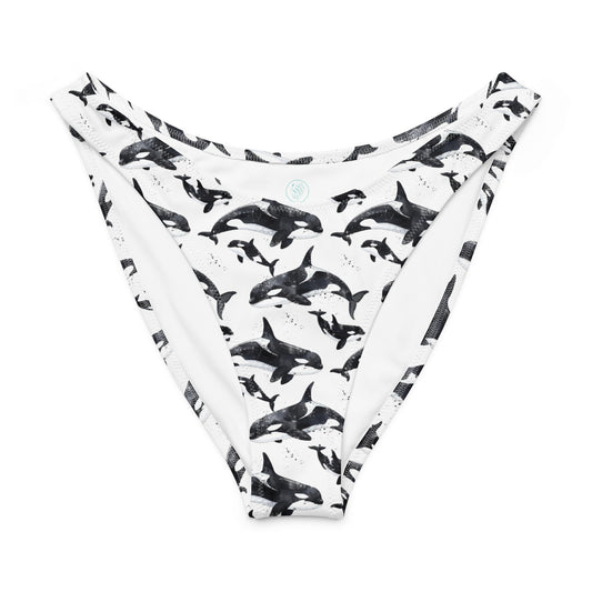 Invasive Lionfish Eco High-Leg Cheeky Bikini Bottom - 