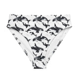 Blacktip Shark Drift Eco High-Waisted Bikini Bottom -  - ["shark","shark watch","swim","Wildlife","women"]
