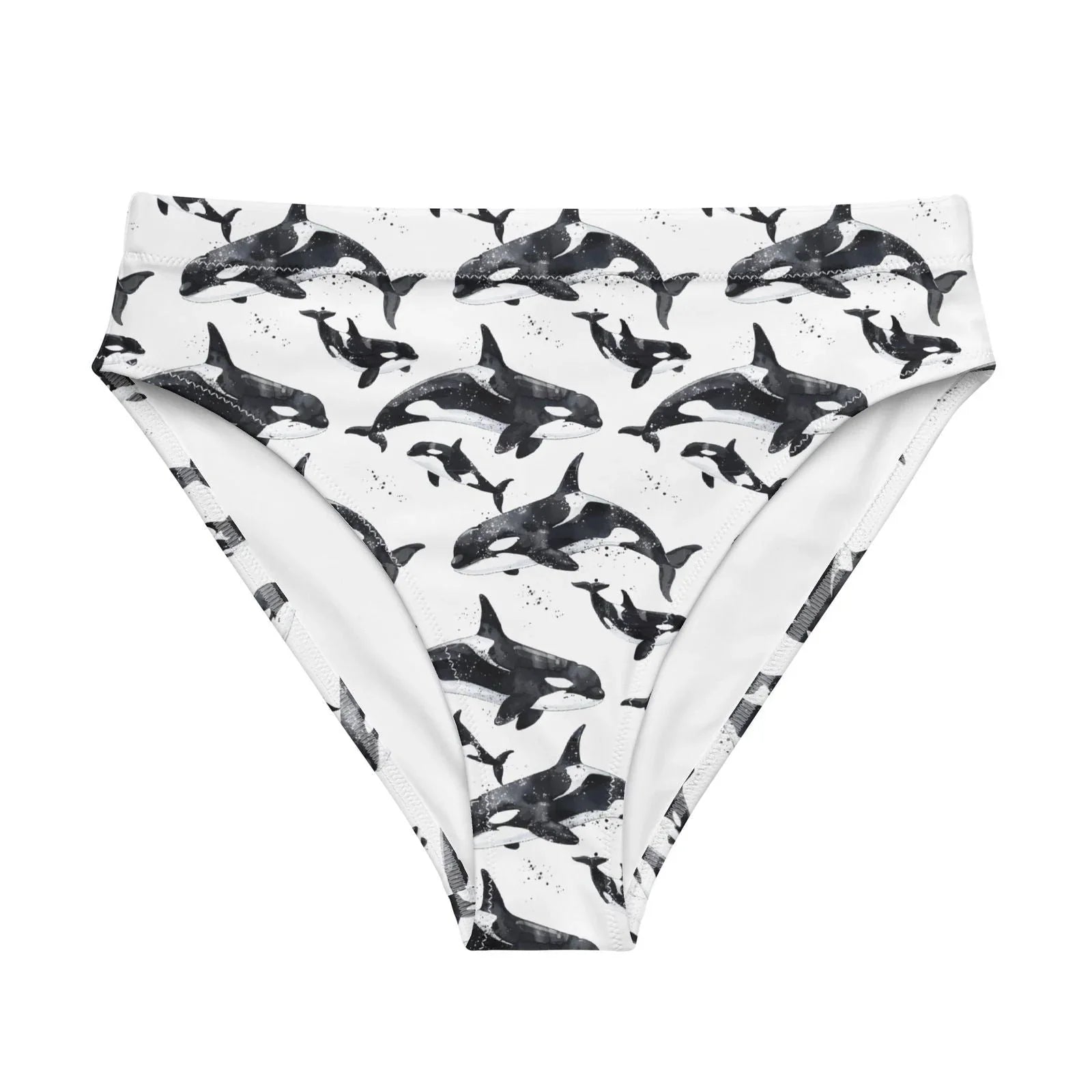 Coral Reef Eco High-Waisted Bikini Bottom - 